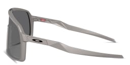 Shop Oakley Sutro Oversized Mask Sunglasses in Titanium online.