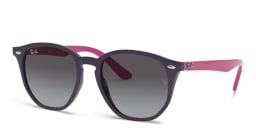 Shop Ray-Ban Junior Kids Irregular Sunglasses in Violet online.