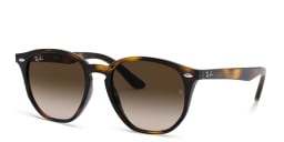 Shop Ray-Ban Junior Kids Irregular Sunglasses in Havana online.