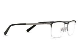 Shop EYE'M Half Rim Rectangle Eyeglasses in Black online.