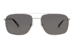 Shop EYE'M Square Sunglasses in Silver/Grey online.