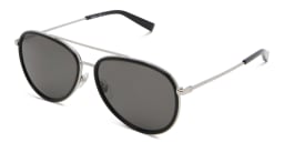 Shop EYE'M Unisex Aviator Sunglasses in Black online.
