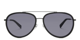 Shop EYE'M Unisex Aviator Sunglasses in Black Grey online.
