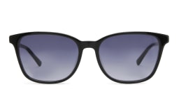 Shop EYE'M Square Sunglasses in Black/Grey Shaded online.