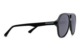 Shop EYE'M Aviator Sunglasses in Shiny Black online.