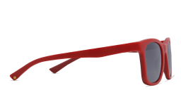 Shop EYE'M Kids Square Sunglasses in Red online.