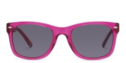 Shop EYE'M Kids Square Sunglasses in Pink/Grey online.