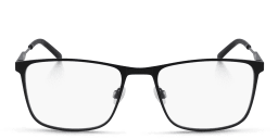 Shop Calvin Klein Wide Rectangle Eyeglasses in Black online.