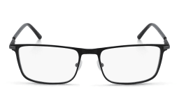 Shop Calvin Klein Wide Rectangle Eyeglasses in Black online.