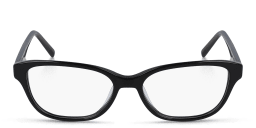 Shop DKNY Square Eyeglasses in Black online.