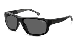 Shop Carrera Wide Rectangle Sunglasses in Black online.