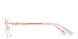 Shop EYE'M Wide Cat Eye Eyeglasses in Rose Gold online.