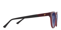 Shop EYE'M Square Sunglasses in Red online.