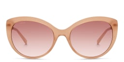 Shop EYE'M Cat Eye Sunglasses in Nude online.