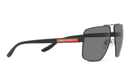 Shop Armani Exchange Logo-Print Pilot Sunglasses in Black online.