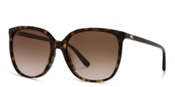 Shop Michael Kors Anaheim Square Sunglasses in Tortoise online.