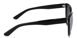 Shop Calvin Klein Cat-Eye Sunglasses in Black online.