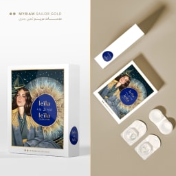 Shop LEILA & LEILA Monthly Color Contact Lenses - Myriam Sailor Gold in Myriam Sailor Gold online.