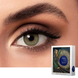 Shop LEILA & LEILA Monthly Color Contact Lenses - Zumurrud Precious Green in Zumurrud Precious Green online.