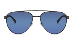 تسوق نظارة شمسية بإطار أفياتور EYE'M بلون رمادي/أزرق رمادي عاكس أونلاين.