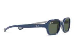 Shop Ray-Ban Junior Kids Rectangle Sunglasses in Blue online.