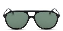 Shop Lacoste Aviator Sunglasses in Black online.