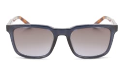 Shop Lacoste Rectangle Sunglasses in Blue/Blue online.