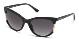 Shop Guess Cat-Eye Sunglasses in Black online.