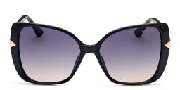 Shop Guess Oversized Cat-Eye Sunglasses in Black online.