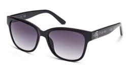 Shop Guess Rectangle Sunglasses in Black online.