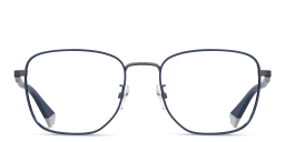 Shop Polaroid Wide Square Eyeglasses in Grey online.