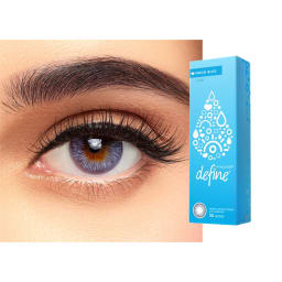 Shop ACUVUE 1-Day  Define Fresh Color Contact Lenses - Blue in Blue online.