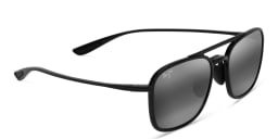 Shop Maui Jim Keokea Unisex Aviator Sunglasses in Black online.