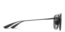 Shop Maui Jim Keokea Unisex Aviator Sunglasses in Black online.