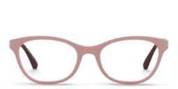 Shop Emporio Armani Eagle Logo Kids Cat-Eye Eyeglasses in Pink online.