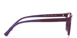Shop Emporio Armani Kids Cat-Eye Eyeglasses in Purple online.