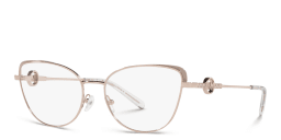 Shop Michael Kors Cat-Eye Eyeglasses in Rose Gold online.