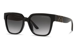 Shop Michael Kors Karlie Square Sunglasses in Black online.