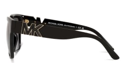 Shop Michael Kors Karlie Square Sunglasses in Black online.