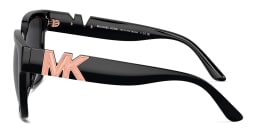Shop Michael Kors Karlie Square Sunglasses in Black online.