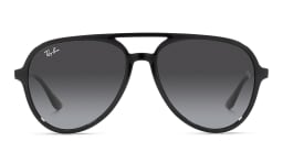Shop Ray-Ban Unisex Pilot Sunglasses in Black online.