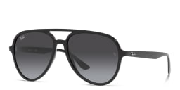 Shop Ray-Ban Unisex Pilot Sunglasses in Black online.