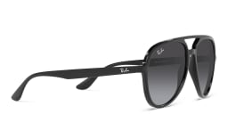 Shop Ray-Ban Unisex Pilot Sunglasses in Black online.