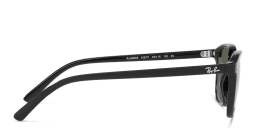 Shop Ray-Ban Junior Leonard Kids Square Sunglasses in Black online.