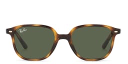 Shop Ray-Ban Junior Leonard Kids Square Sunglasses in Havana online.