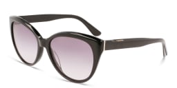Shop Calvin Klein Cat-Eye Sunglasses in Black online.