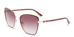 تسوق نظارات شمسية كات آي كالفين كلاين بلون أحمر أونلاين.