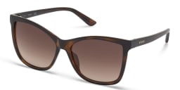 Shop Guess Square Sunglasses in Havana online.