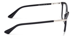 Shop Guess Square Eyeglasses in Black online.