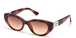 Shop Guess Cat Eye Sunglasses in Havana online.